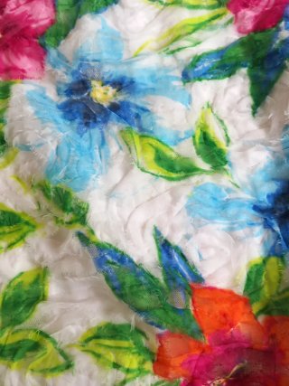 Vestido fiesta estampado floral