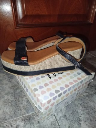 Sandalias piel Mujer Talla 40