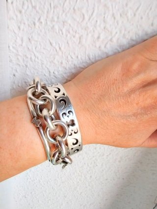 Brazalete Tous Kenia Plata