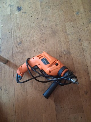 Taladro Eléctrico Naranja