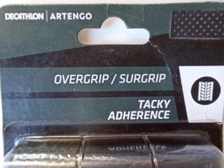 Set 3 Overgrip Artengo Nero Coprimanico Tennis