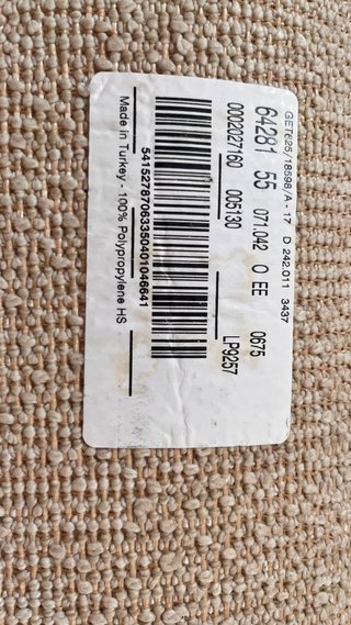Tappeto IKEA LOHALS Iuta/Sisal Naturale