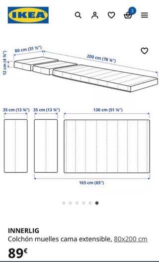 Cama infantil blanca con rosa