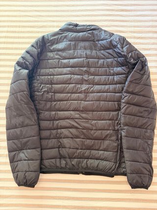 Chaquetón acolchado Pull&Bear negro hombre talla L