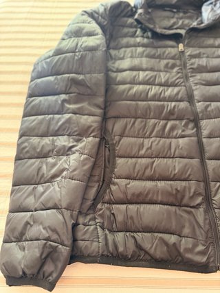 Chaquetón acolchado Pull&Bear negro hombre talla L