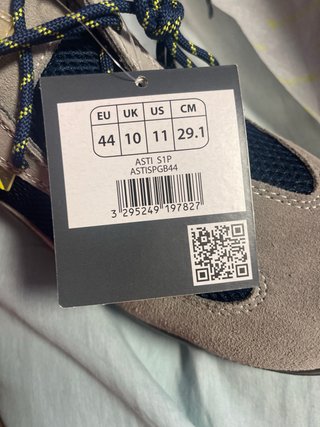Zapatillas Deltaplus Seguridad Negro/Amarillo