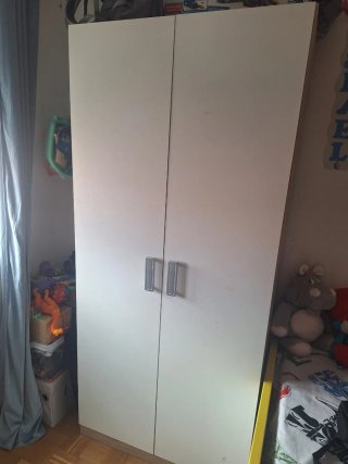 Cabecero cama juvenil madera y blanco