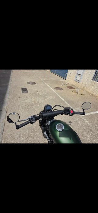 Honda CL 500 Verde.