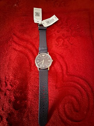 Reloj Emporio Armani Negro y Plateado
