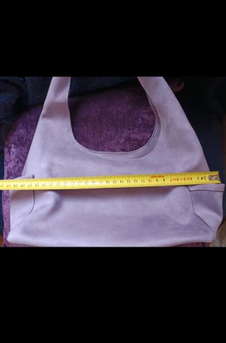 Bolso Stradivarius Morado Estilo Boho