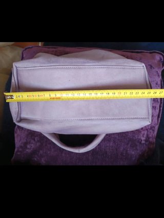 Bolso Stradivarius Morado Estilo Boho
