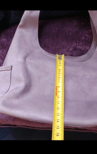 Bolso Stradivarius Morado Estilo Boho