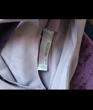 Bolso Stradivarius Morado Estilo Boho