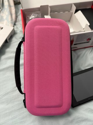 Nintendo Switch V2 + Caja + 4 Juegos + Funda