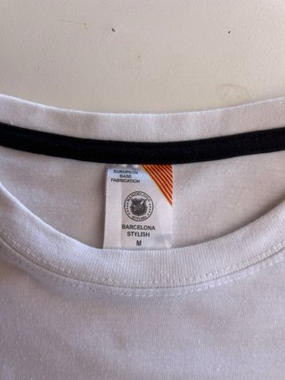 Camiseta Corta Blanca Estampada con el Logo ADIDAS