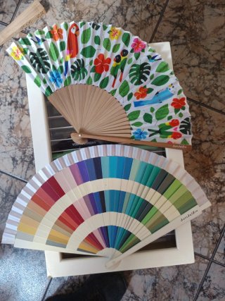 Collezione ventagli vintage grandi designer 38