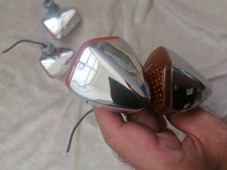4 frecce indicatori diamond custom universali moto