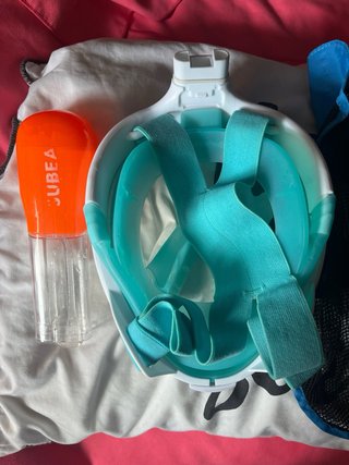 Máscara de snorkel completa