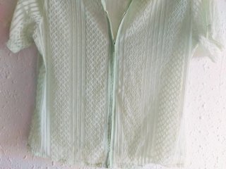 Blusa verde pastel manga corta