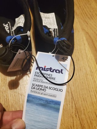 Escarpines zapatillas acuáticas Mistral split toe