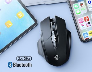 Ratón Inphic Bluetooth 3 Modos