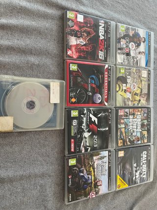Lote 8 Juegos PS3: FIFA, NBA, GTA V, F1, Call of D
