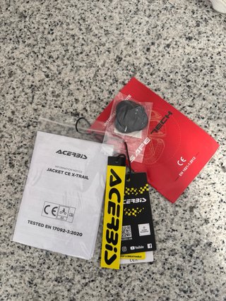 Chaqueta Acerbis X-trail CE Negra/Amarilla