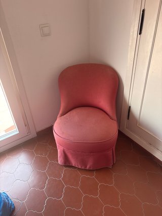 Butaca pequeña rosa