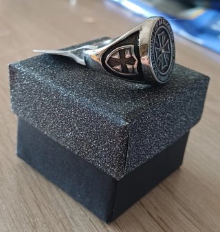 Anillo Caballeros Templarios Acero Inoxidable