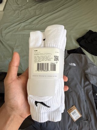 Calcetines Nike Performance Crew Blancos