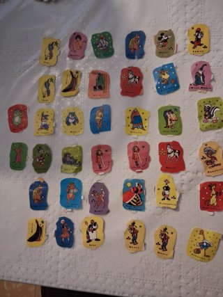Cromos Disney Troquelados Años 80