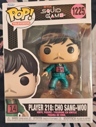 Funko Pop! Squid Game Player 218: Cho Sang-Woo