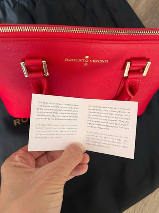 Bolso Roberto Verino Rojo
