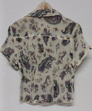 Camisa Vintage Dressing Estampada Talla M
