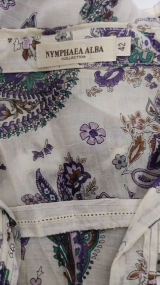 Camisa Vintage Dressing Estampada Talla M