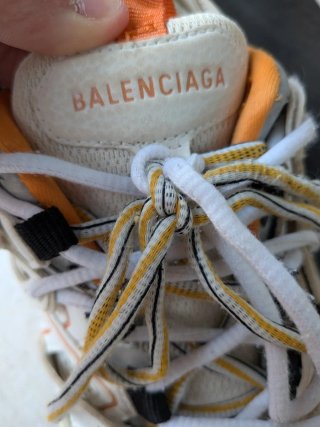 Zapatillas Balenciaga Hombre Blancas Naranja