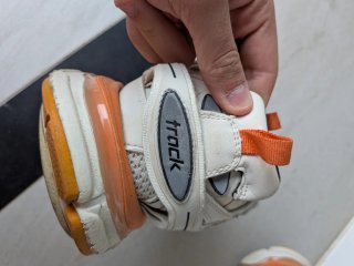 Zapatillas Balenciaga Hombre Blancas Naranja