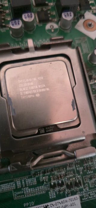Placa Base Dell + Ventilador y Fuente microfono