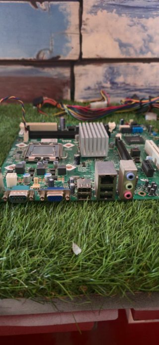 Placa Base Dell + Ventilador y Fuente microfono