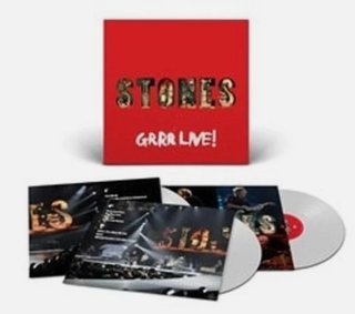Vinilo Stones, GRRR LIVE! 3 LPs Blancos