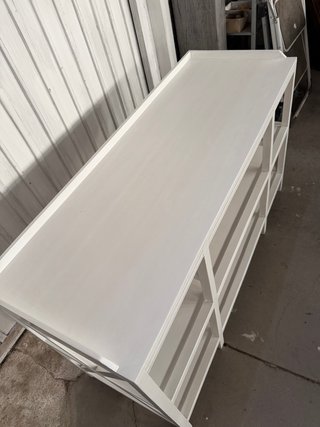 Estantería de madera maciza blanca NUEVA