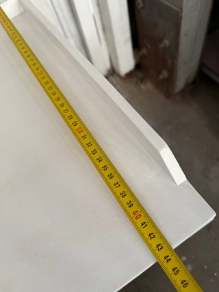 Estantería de madera maciza blanca NUEVA