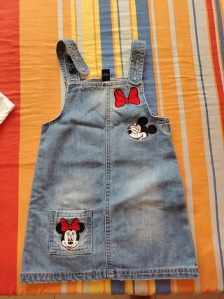 Vestido vaquero niña Minnie Mouse