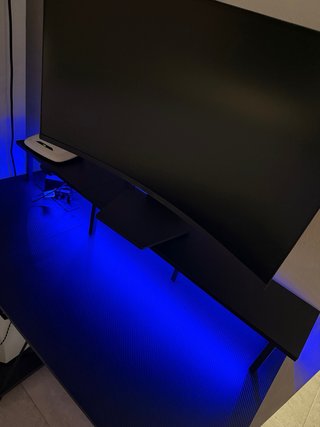Mesa Gamer Negra 120cm