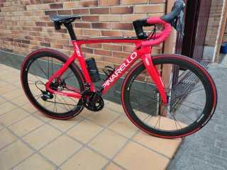 Pinarello GAN Disk T53 Roja todo carbono ultegra