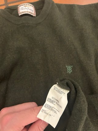 Jersey Lana Thomas Burberry Verde