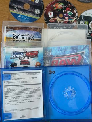 Lote Juegos PS2 PS3 PS4 (Cajas y Discos)