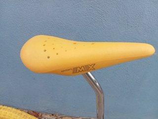 Bmx Blue Max Cromada Amarilla