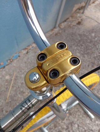 Bmx Blue Max Cromada Amarilla