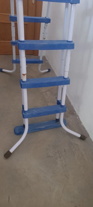 Escalera Piscina Desmontable Metal/Plástico